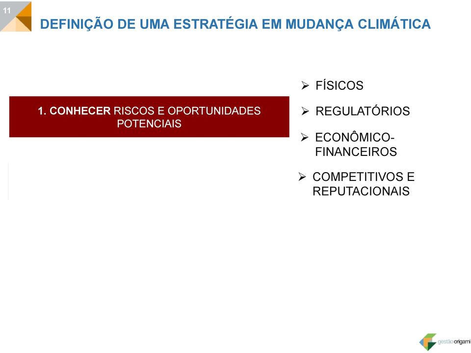 CONHECER RISCOS E OPORTUNIDADES POTENCIAIS 2.