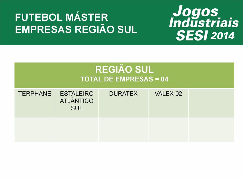 DE EMPRESAS = 04 TERPHANE