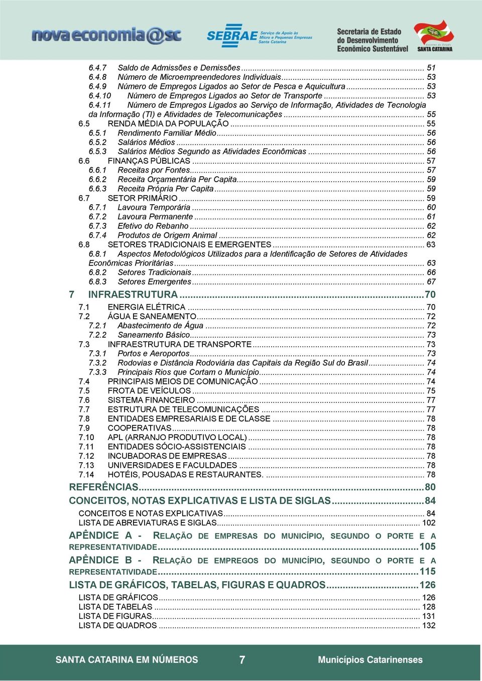 .. 56 6.5.2 Salários Médios... 56 6.5.3 Salários Médios Segundo as Atividades Econômicas... 56 6.6 FINANÇAS PÚBLICAS... 57 6.6.1 Receitas por Fontes... 57 6.6.2 Receita Orçamentária Per Capita... 59 6.