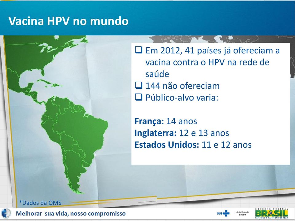 ofereciam Público-alvo varia: França: 14 anos