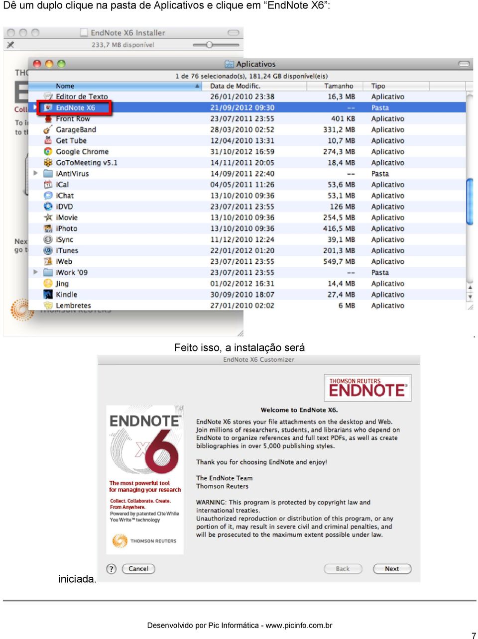 EndNote X6 : Feito isso, a