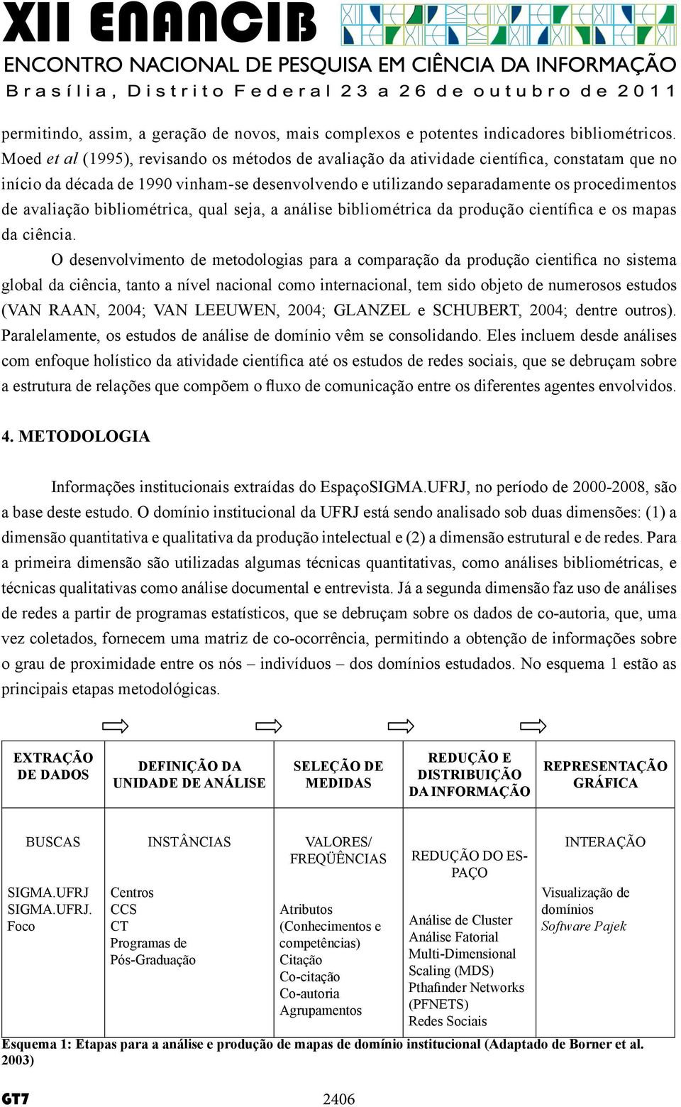 avaliação bibliométrica, qual seja, a análise bibliométrica da produção científica e os mapas da ciência.