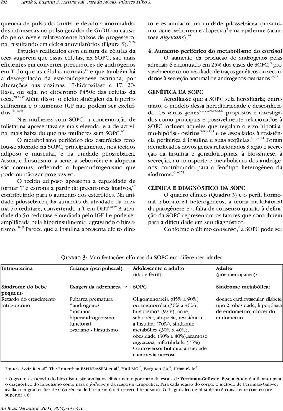 28,29 Estudos realizados com cultura de células da teca sugerem que essas células, na SOPC, são mais eficientes em converter precursores de andrógenos em T do que as células normais 29 e que também