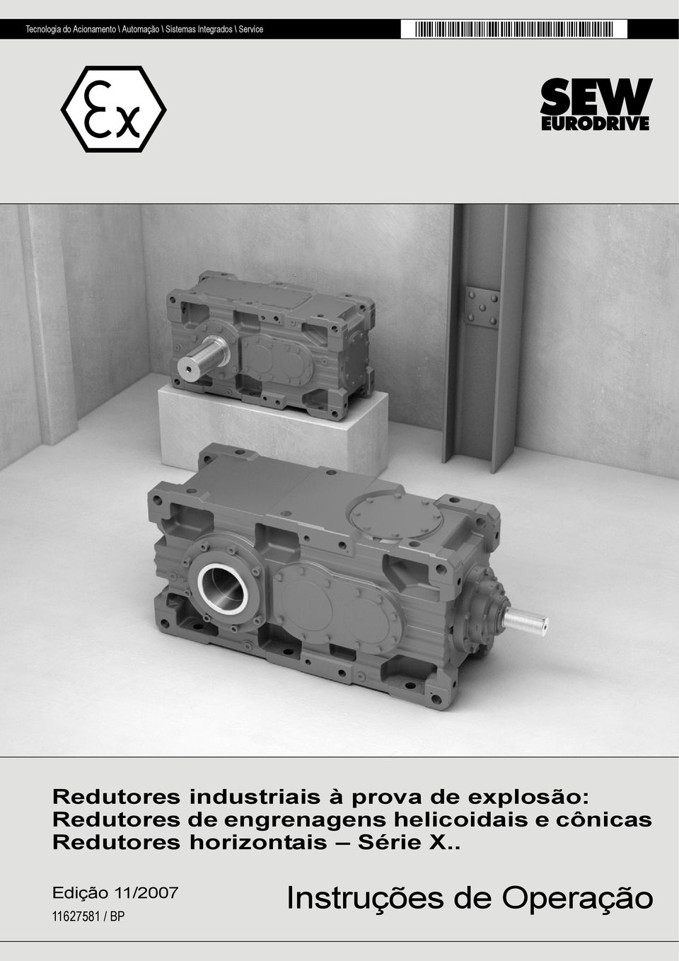 Redutores de engrenagens helicoidais e cônicas Redutores