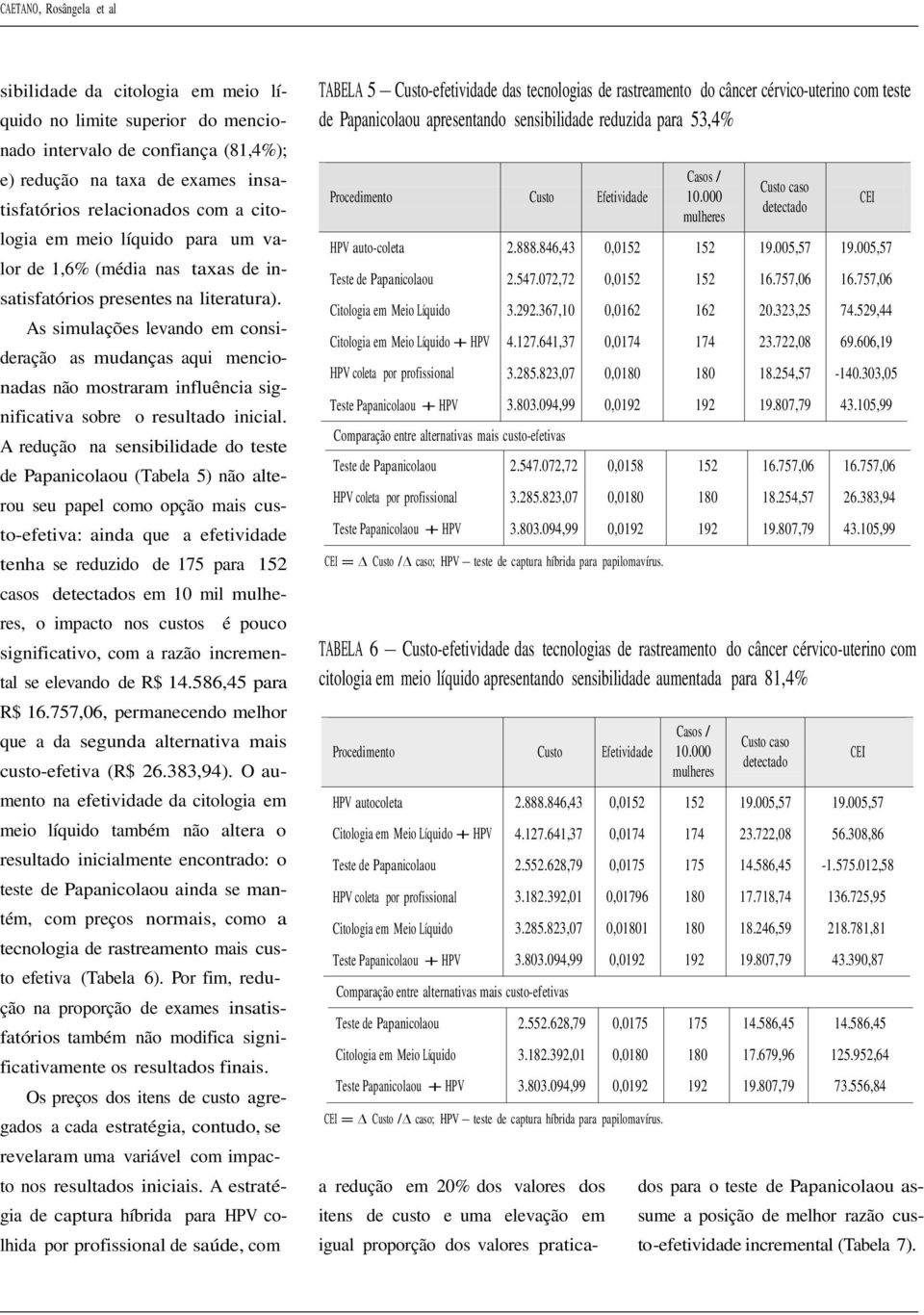 As simulações levando em consideração as mudanças aqui mencionadas não mostraram influência significativa sobre o resultado inicial.