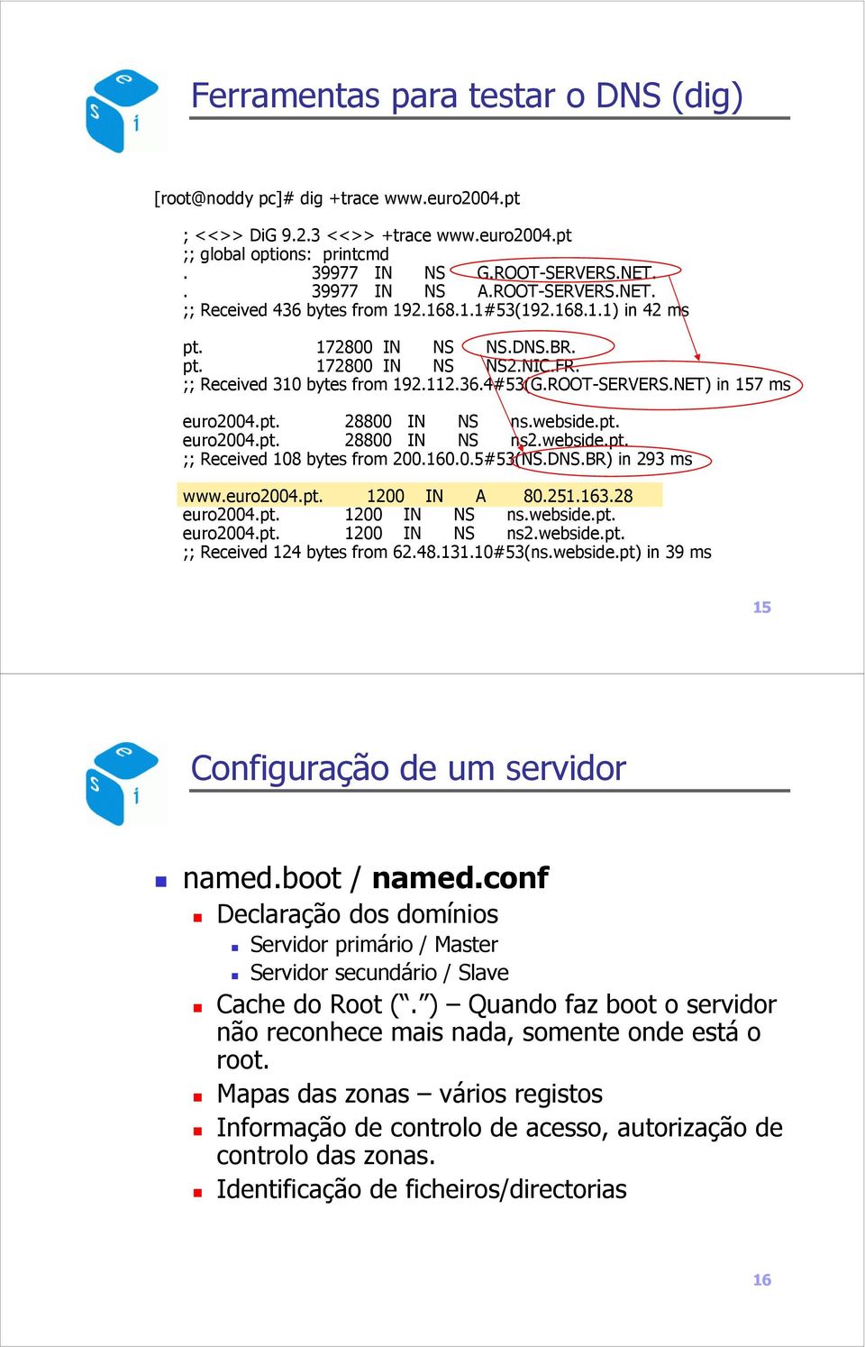 pt. 28800 IN NS ns.webside.pt. euro2004.pt. 28800 IN NS ns2.webside.pt. Received 108 bytes from 200.160.0.5#53(NS.DNS.BR) in 293 ms www.euro2004.pt. 1200 IN A 80.251.163.28 euro2004.pt. 1200 IN NS ns.