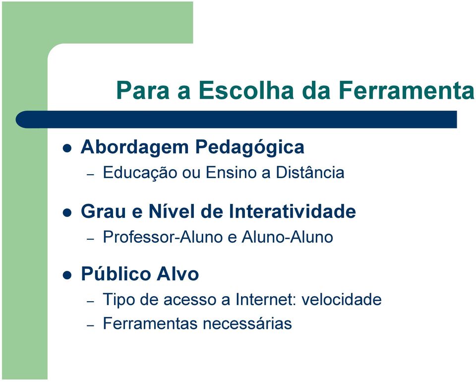 Interatividade Professor-Aluno e Aluno-Aluno Público