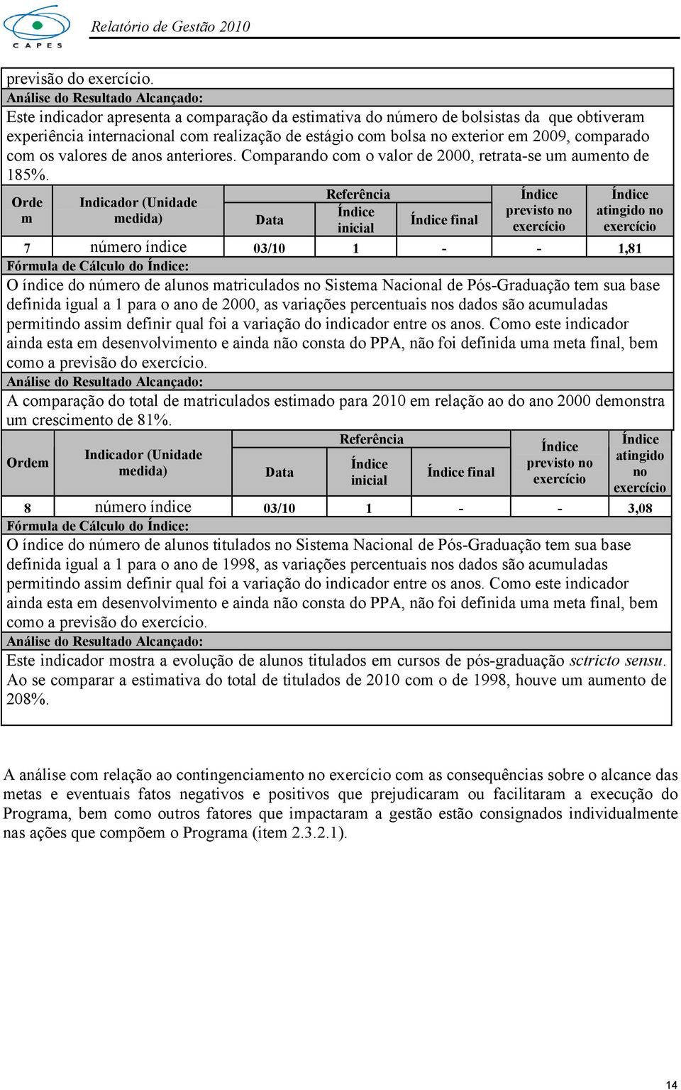 em 2009, comparado com os valores de anos anteriores. Comparando com o valor de 2000, retrata-se um aumento de 185%.