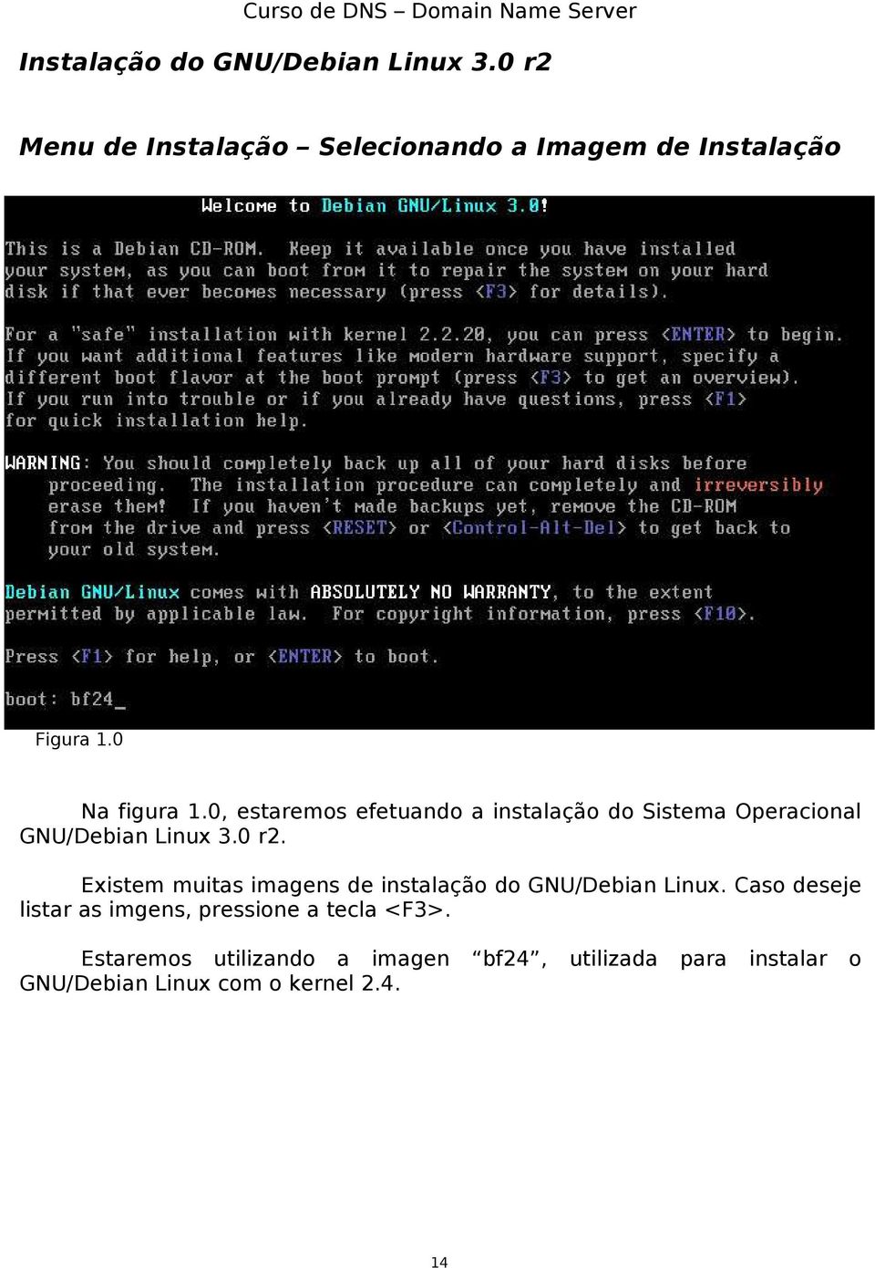 Existem muitas imagens de instalação do GNU/Debian Linux.