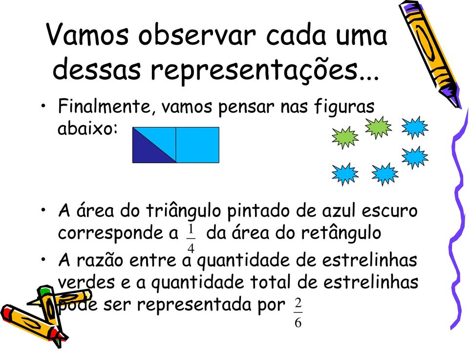 pintado de azul escuro corresponde a 1 da área do retângulo 4 A razão