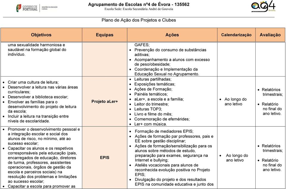 Incluir a leitura na transição entre níveis de escolaridade.