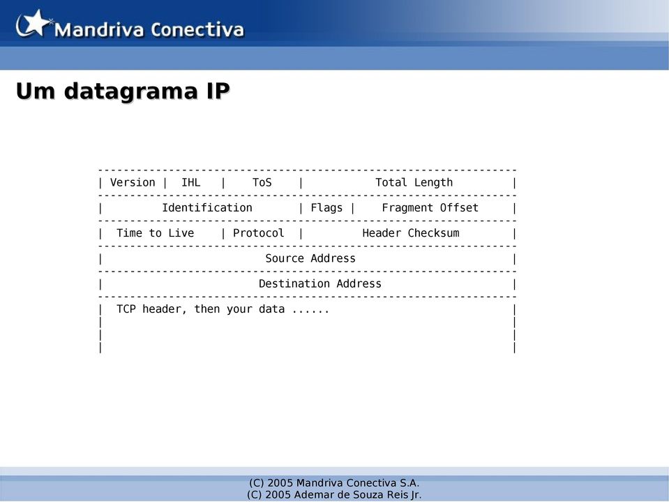 Live Protocol Header Checksum Source Address