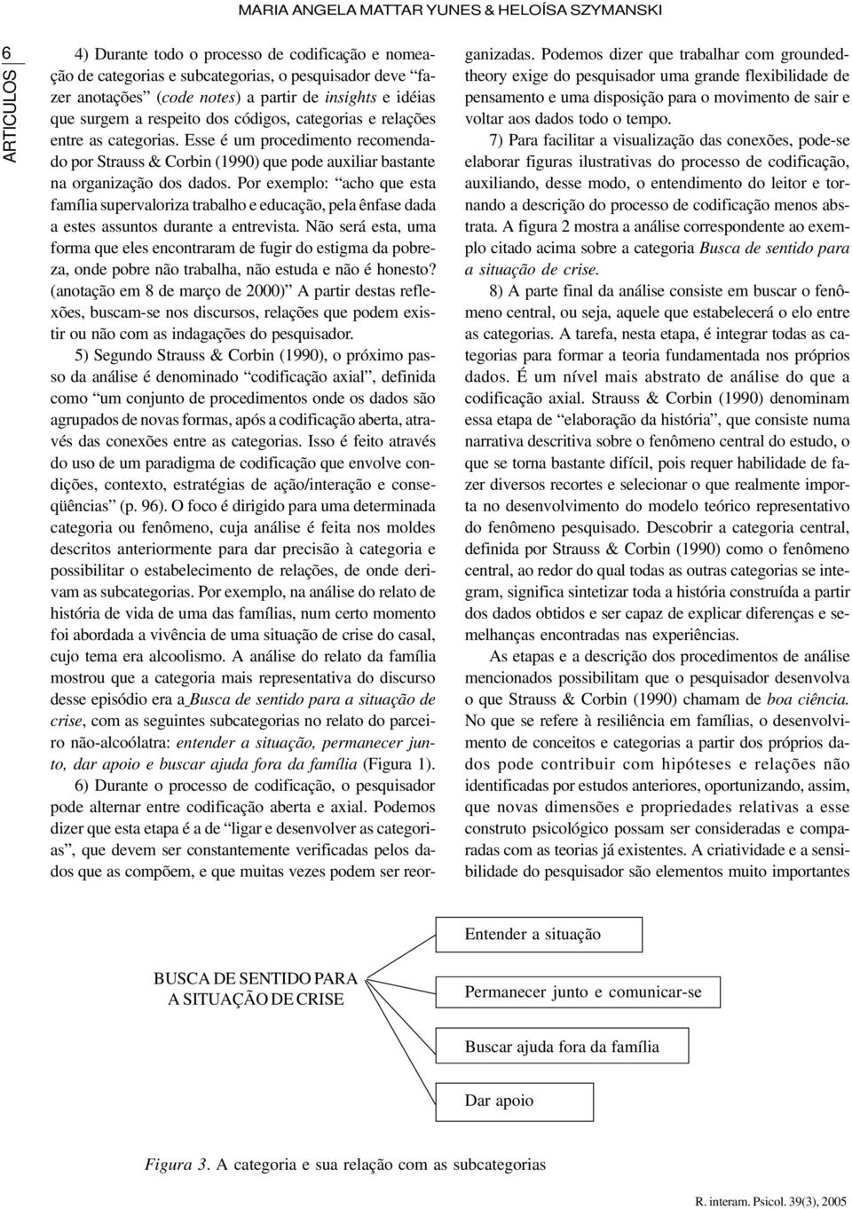 Esse é um procedimento recomendado por Strauss & Corbin (1990) que pode auxiliar bastante na organização dos dados.