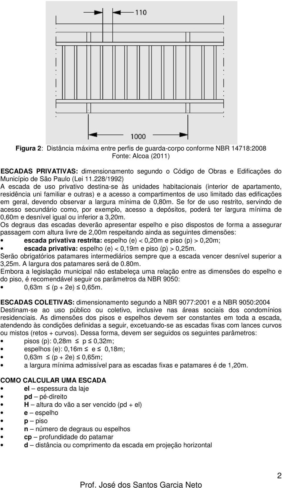 228/1992) A escada de uso privativo destina-se às unidades habitacionais (interior de apartamento, residência uni familiar e outras) e a acesso a compartimentos de uso limitado das edificações em