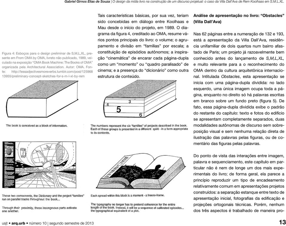 com/post/125968 13955/preliminary-concept-sketches-for-s-m-l-xl-by-rem Tais características básicas, por sua vez, teriam sido concebidas em diálogo entre Koolhaas e Mau desde o início do projeto, em