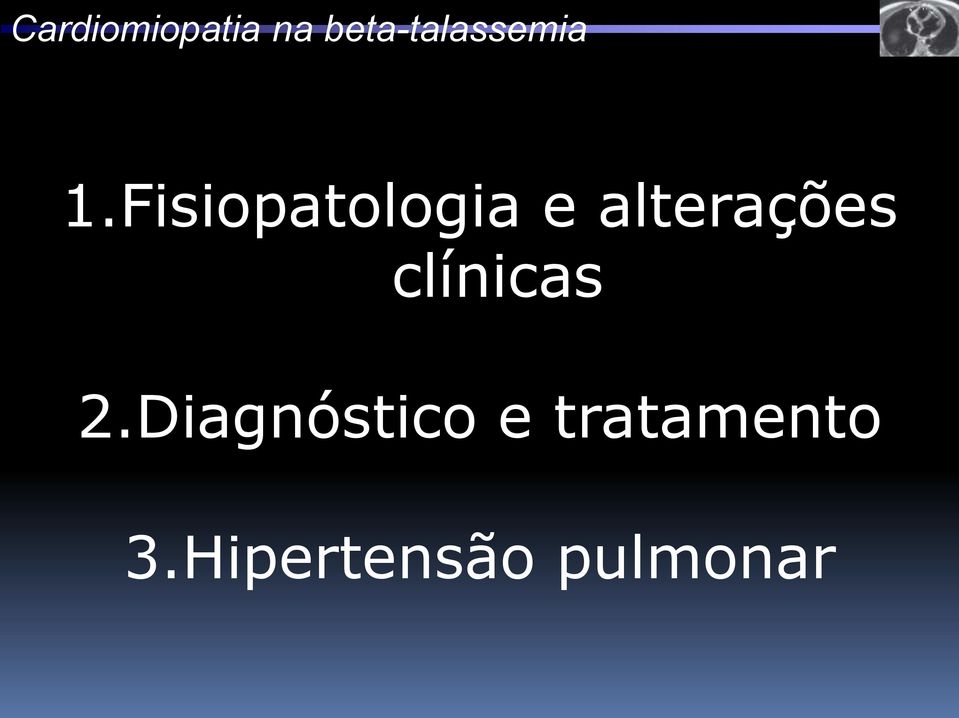 Fisiopatologia e alterações