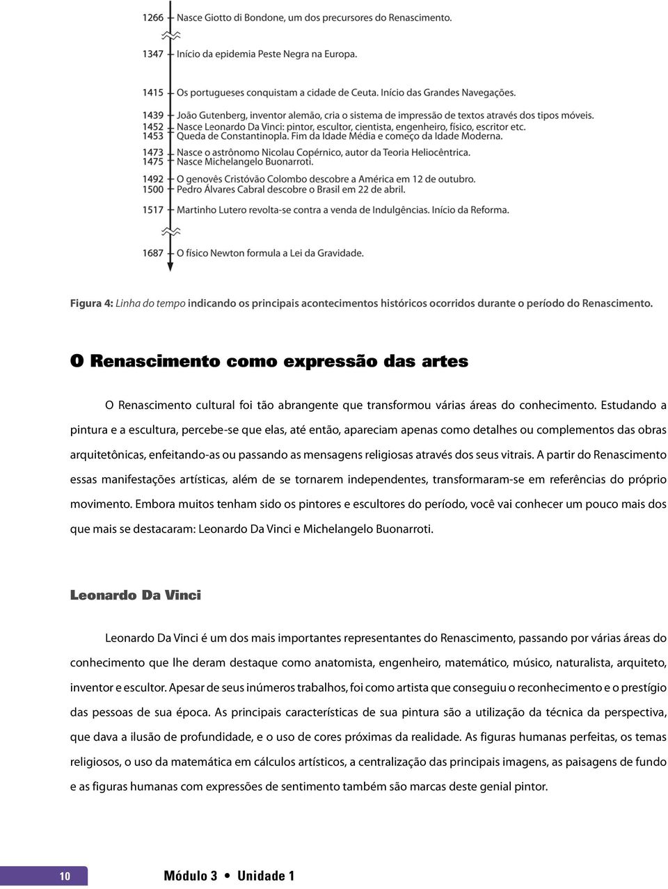 Estudando a pintura e a escultura, percebe-se que elas, até então, apareciam apenas como detalhes ou complementos das obras arquitetônicas, enfeitando-as ou passando as mensagens religiosas através