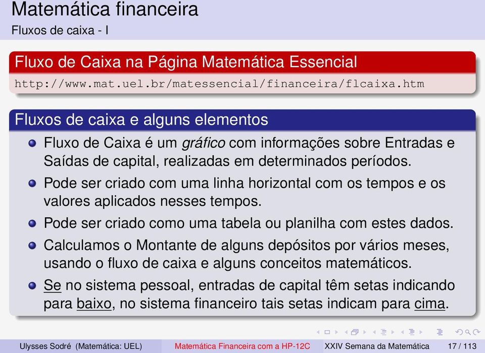 Pode ser criado com uma linha horizontal com os tempos e os valores aplicados nesses tempos. Pode ser criado como uma tabela ou planilha com estes dados.