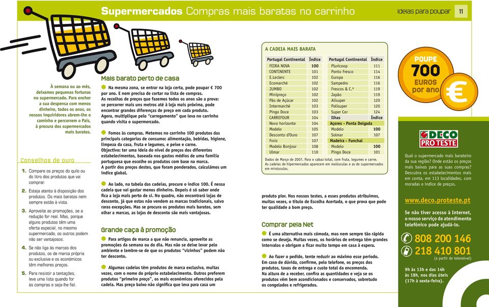 Compare os preços do quilo ou do litro dos produtos que vai comprar. 2. Esteja atento à disposição dos produtos. Os mais baratos nem sempre estão à vista. 3.