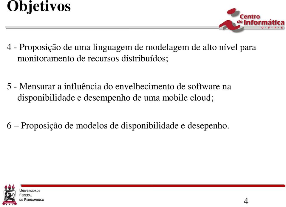 influência do envelhecimento de software na disponibilidade e