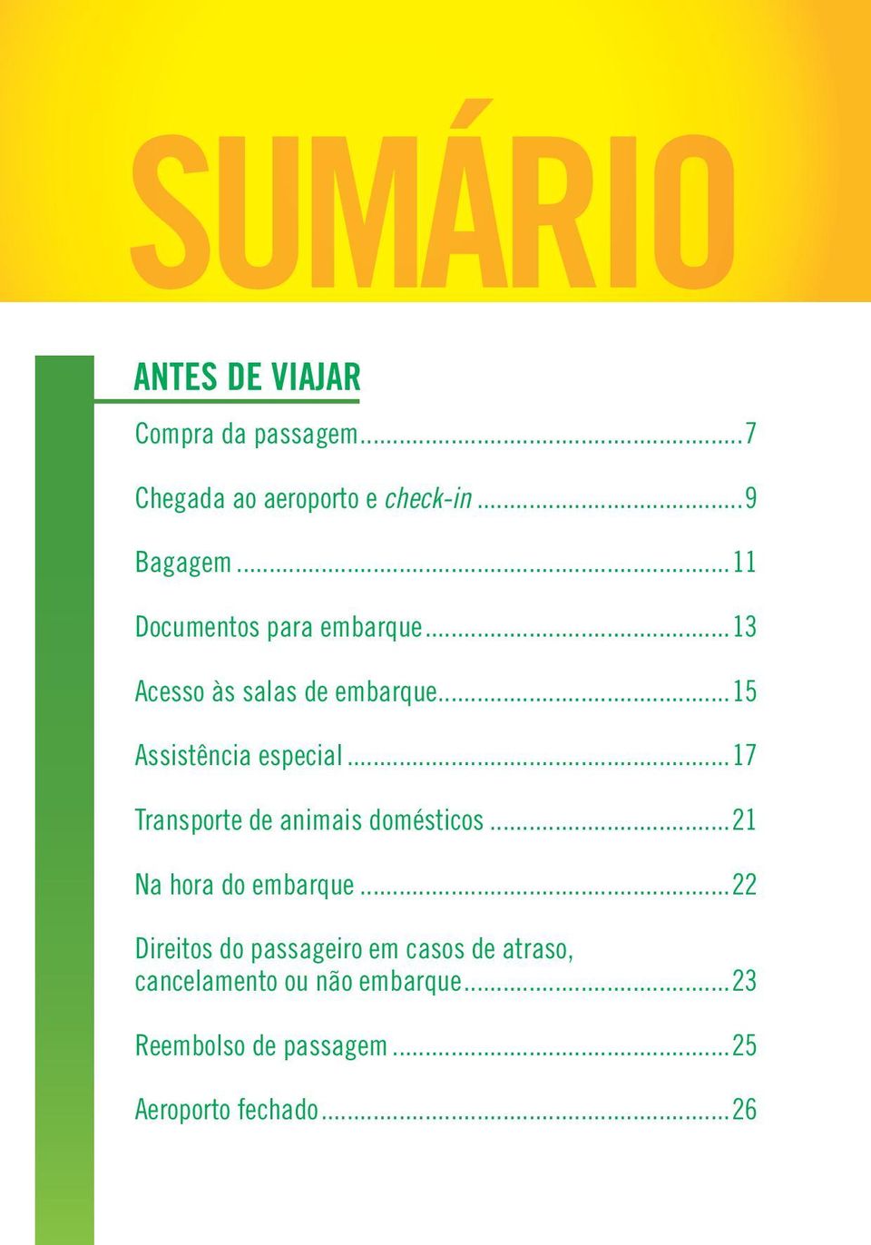 ..17 Transporte de animais domésticos...21 Na hora do embarque.