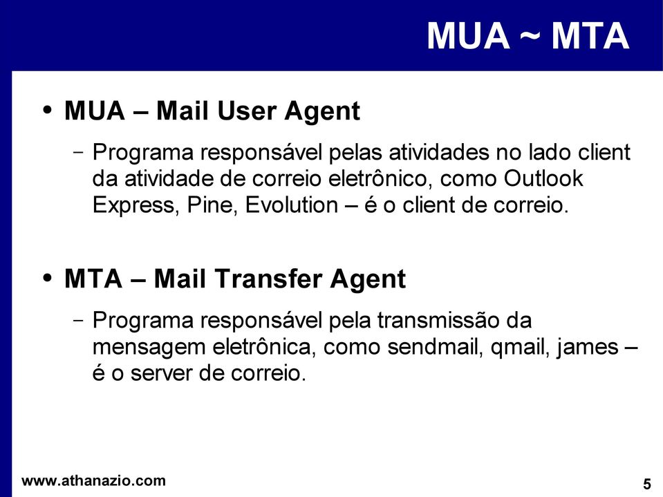 Evolution é o client de correio.