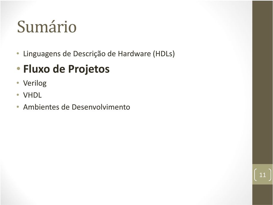 Fluxo de Projetos Verilog