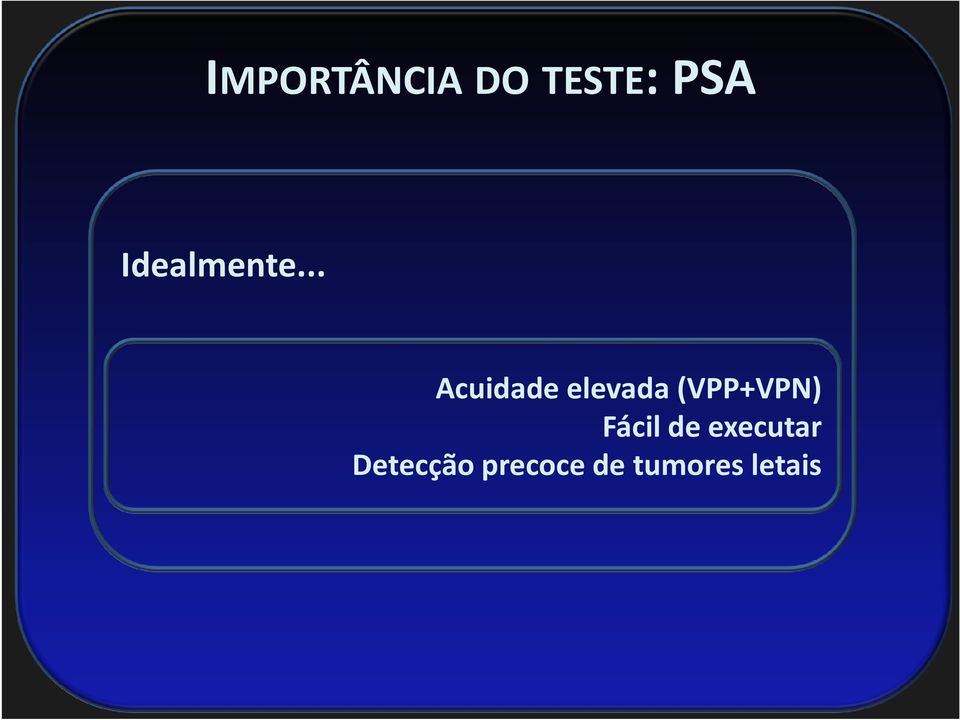 .. Acuidade elevada (VPP+VPN)