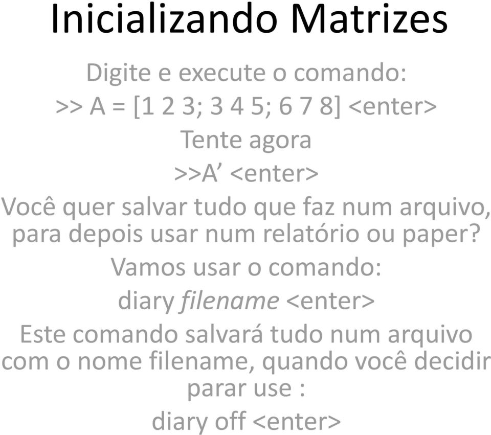 relatório ou paper?