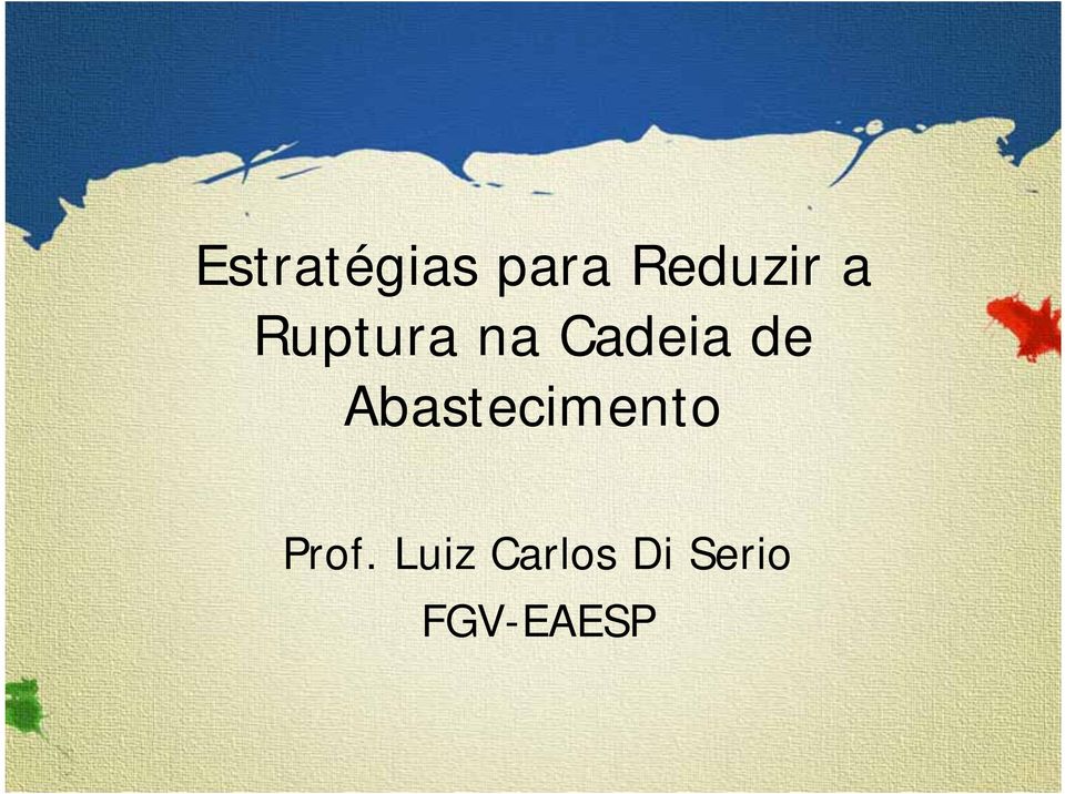 Abastecimento Prof.