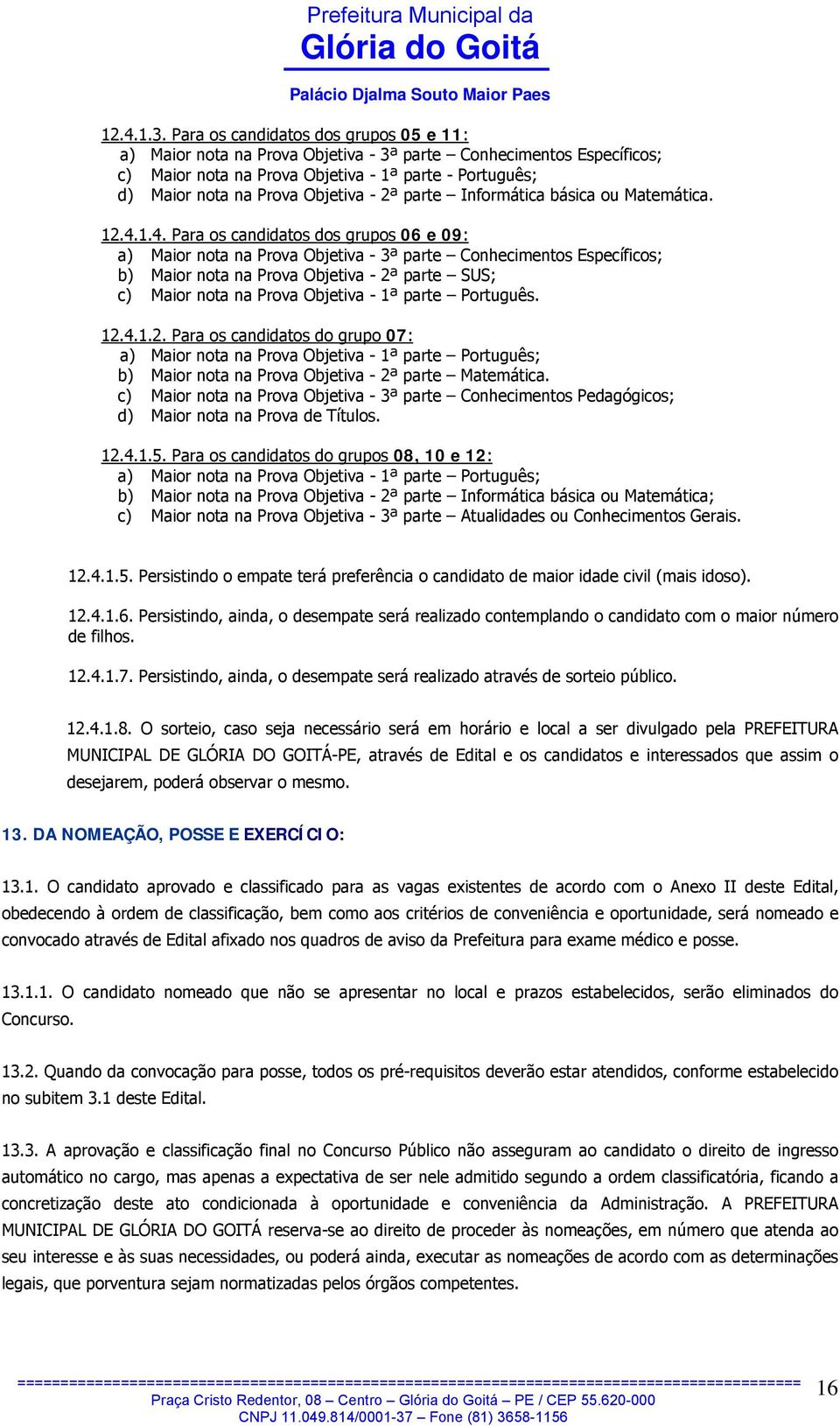 2ª parte Informática básica ou Matemática. 12.4.