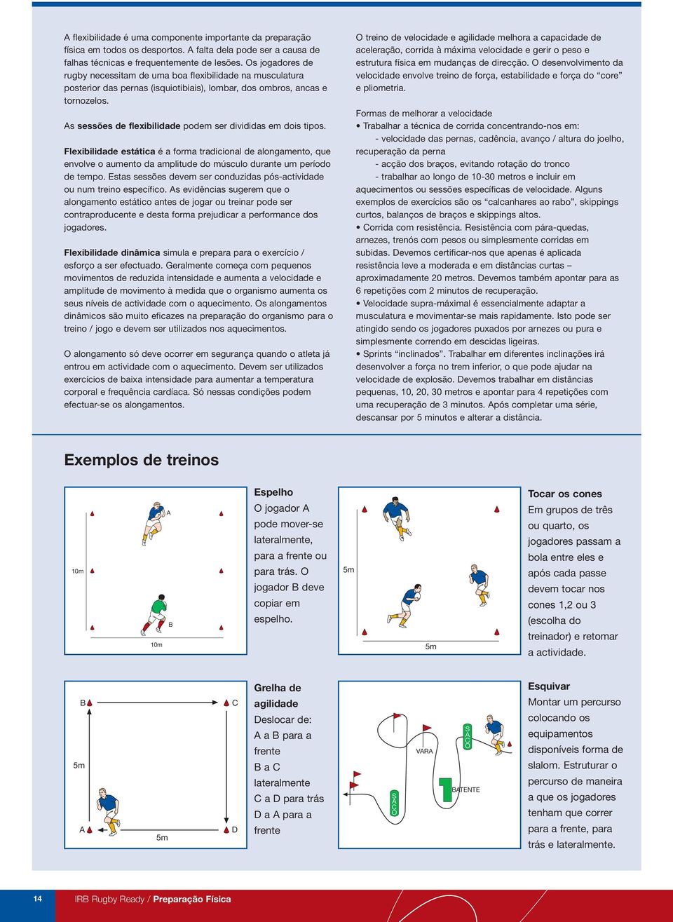 As sessões de flexibilidade podem ser divididas em dois tipos. Flexibilidade estática é a forma tradicional de alongamento, que envolve o aumento da amplitude do músculo durante um período de tempo.