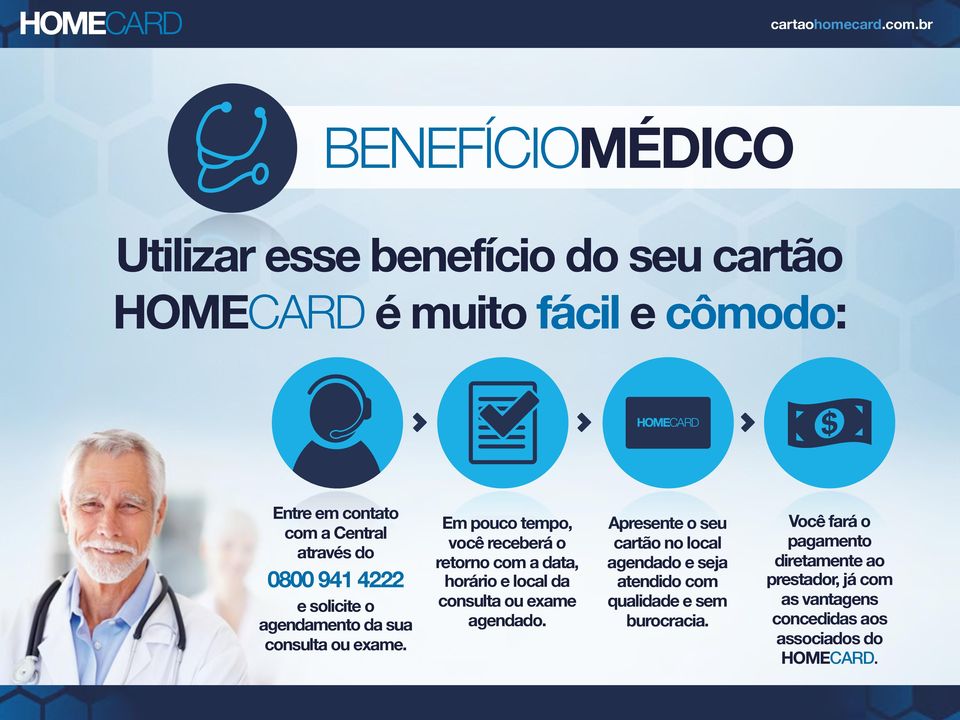 Em pouco tempo, você receberá o retorno com a data, horário e local da consulta ou exame agendado.