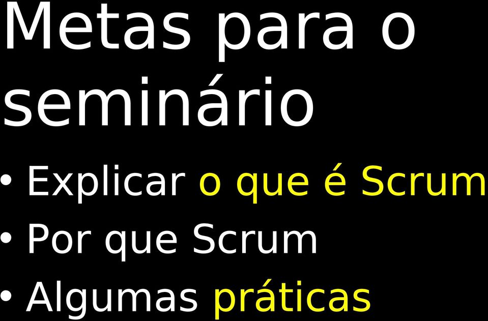 Explicar o que é Scrum