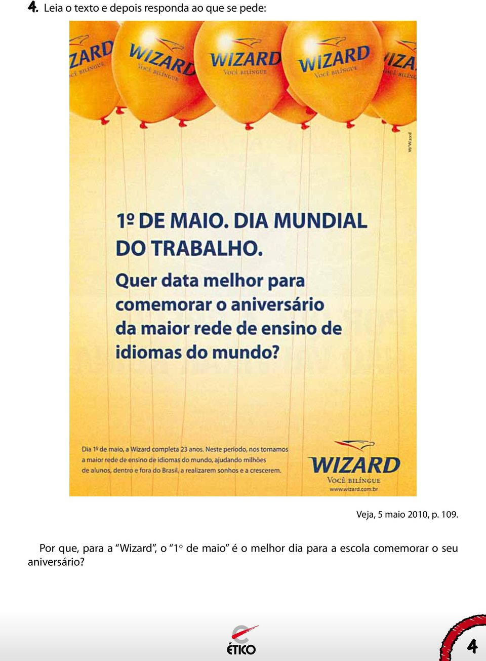 Por que, para a Wizard, o 1 o de maio é o