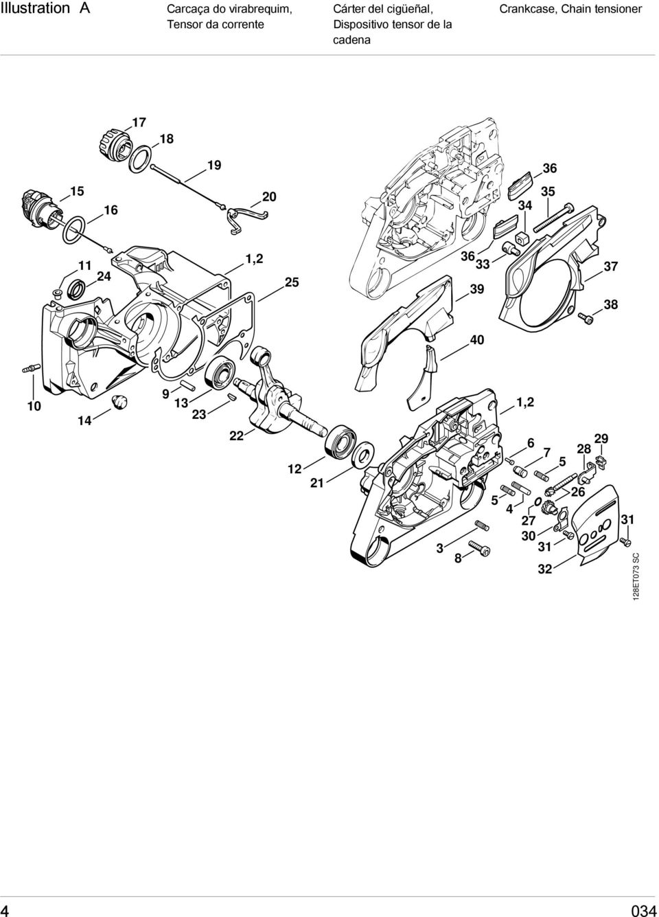 tensioner 17 18 19 36 1 16 20 3 3 11 2 1,2 2 36 33 39 37 38 0 10