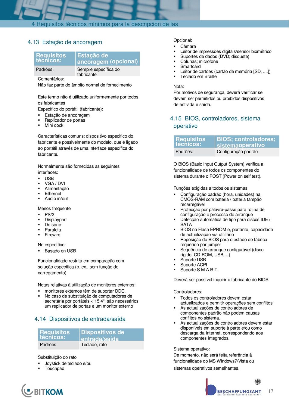 uniformemente por todos os fabricantes Específico do portátil (fabricante): Estação de ancoragem Replicador de portas Mini dock Opcional: Câmara Leitor de impressões digitais/sensor biométrico