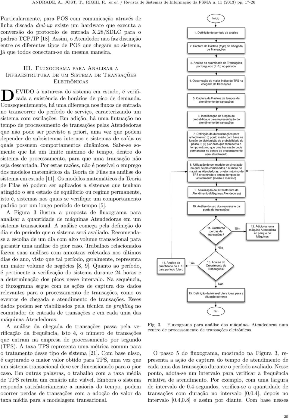 Fluxograma para Analisar a Infraestrutura de um Sistema de Eletrônicas DEVIDO à natureza do sistema em estudo, é verificada a existência de horários de pico de demanda.