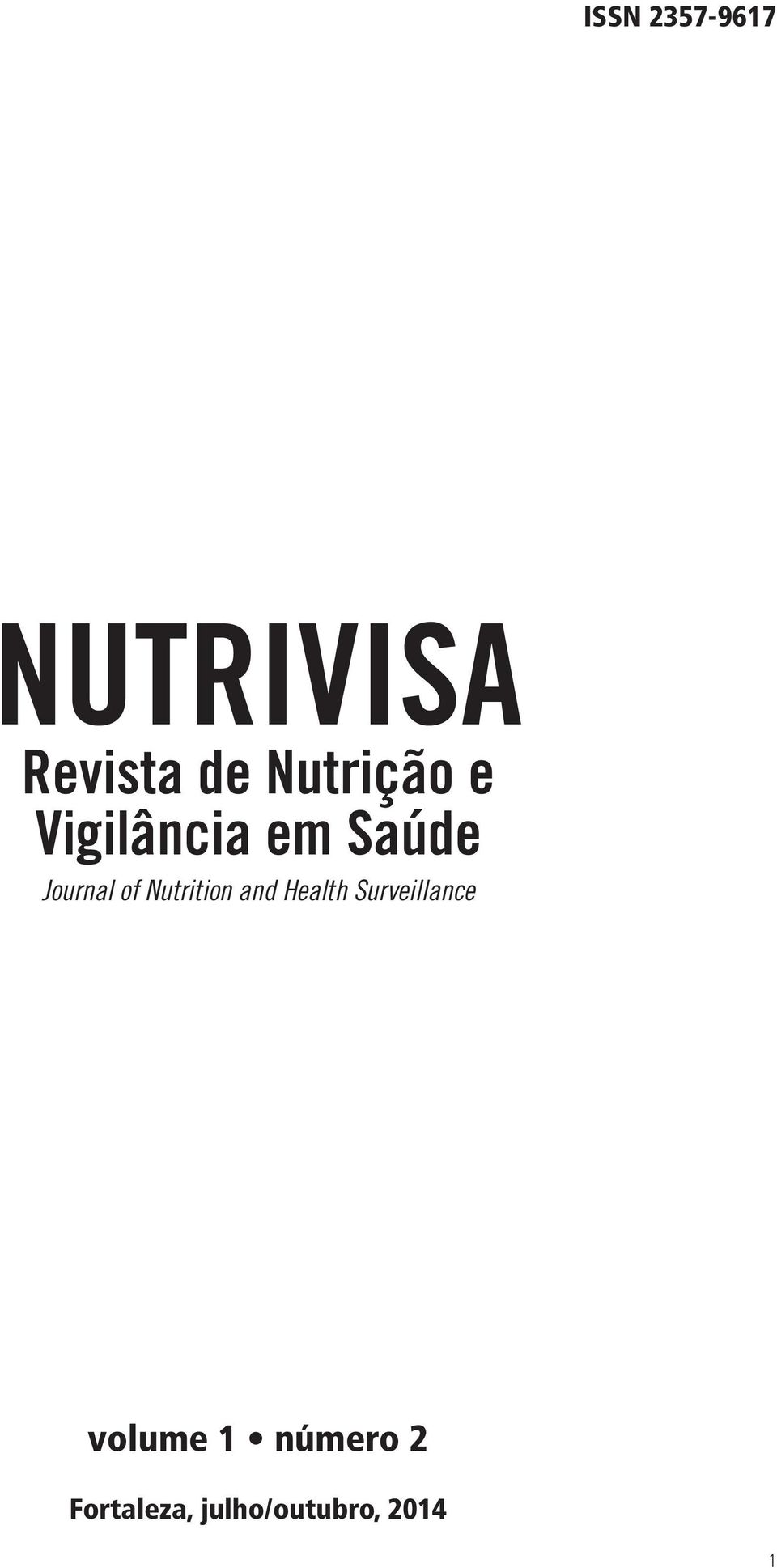 of Nutrition and Health Surveillance