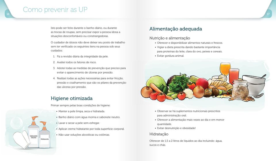 Alimentação adequada Nutrição e alimentação Oferecer e disponibilizar alimentos naturais e frescos.