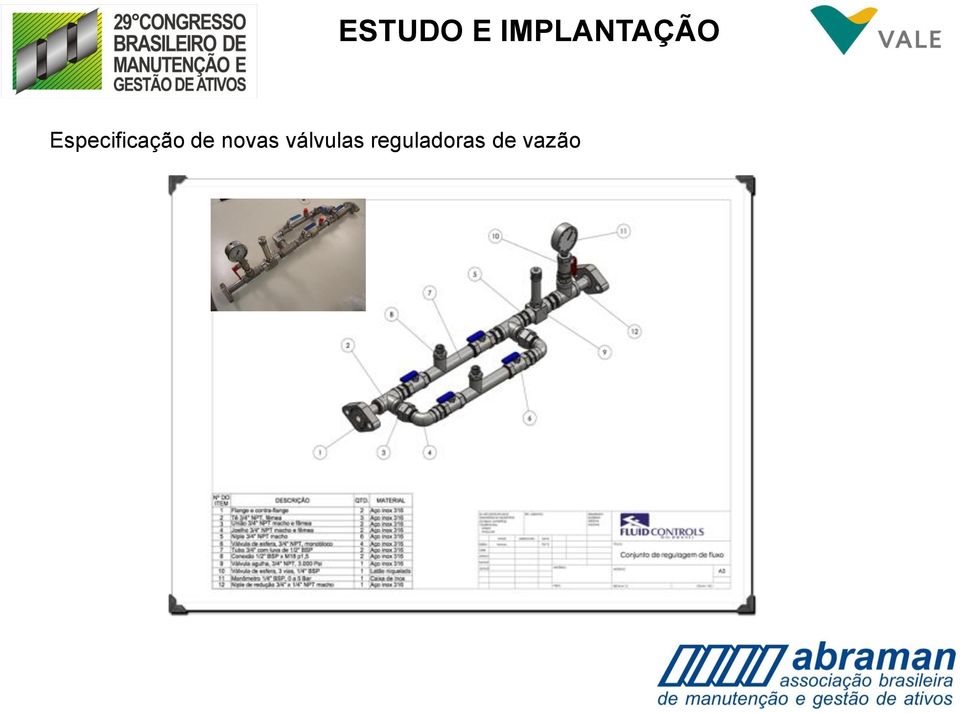 Especificação de