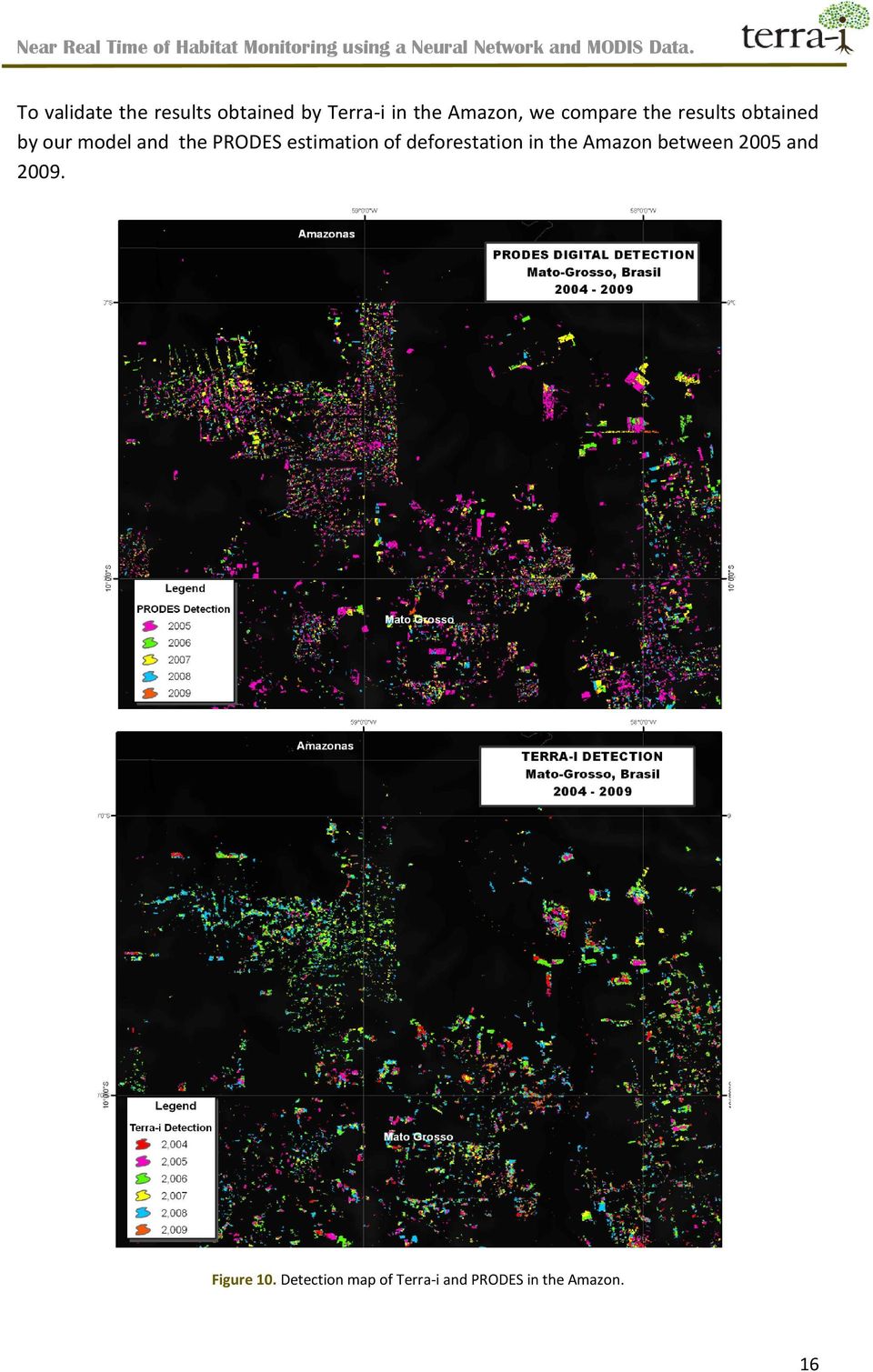 estimation of deforestation in the Amazon between 2005 and