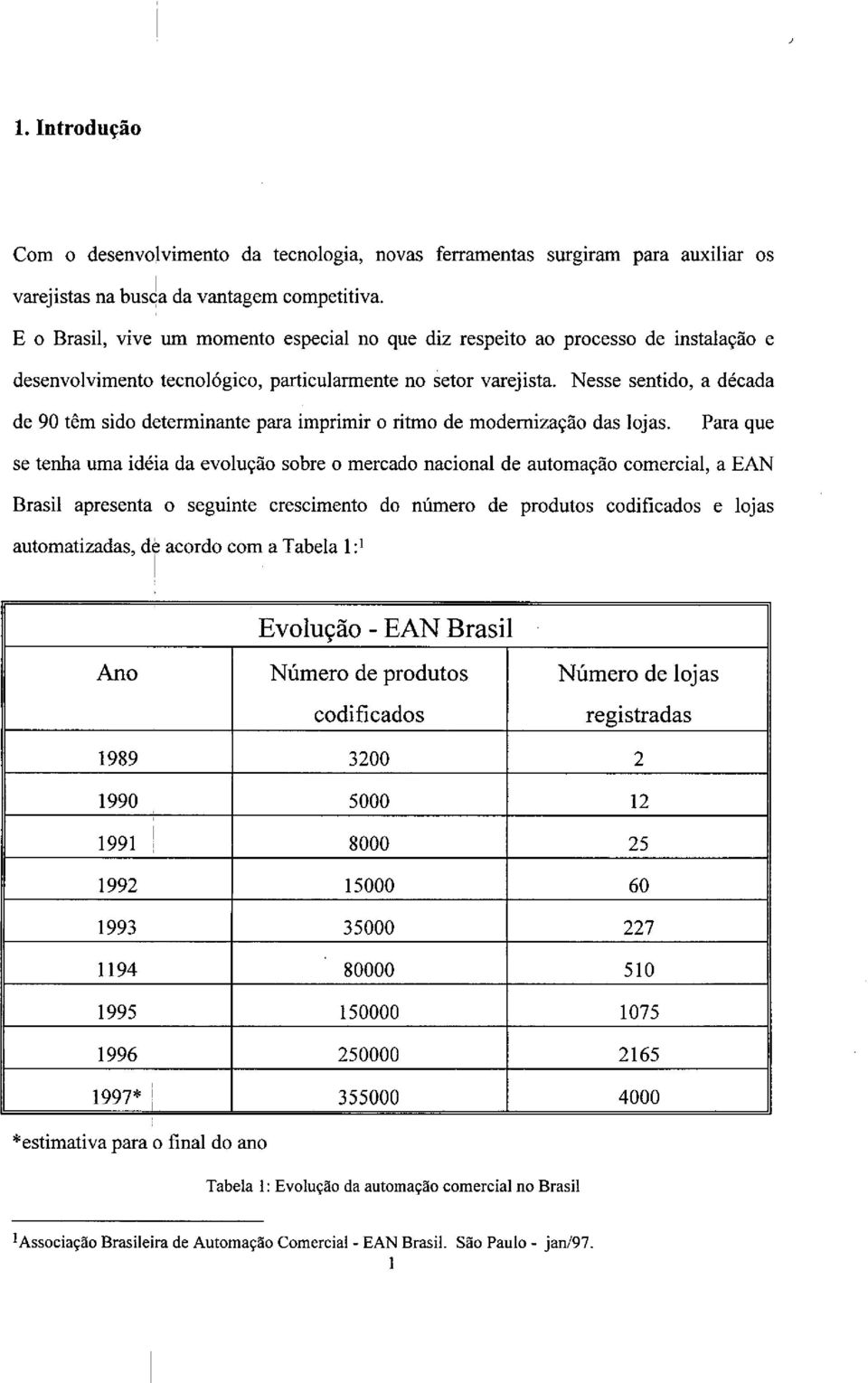 Nesse sentido, a década de 90 têm sido determinante para imprimir o ritmo de modernização das lojas.