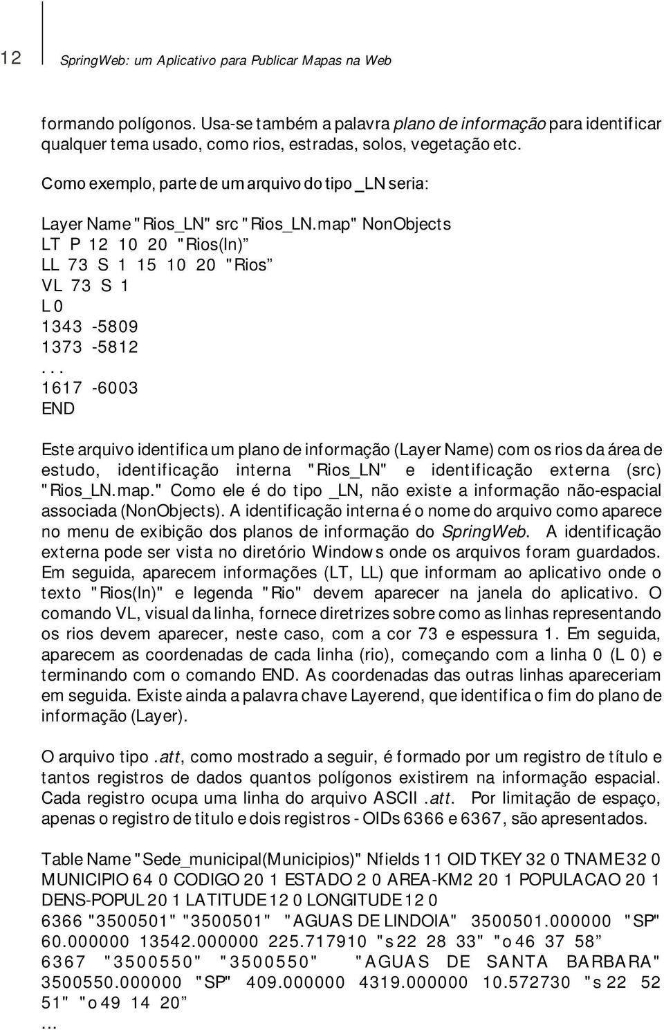 .. 1617-6003 END Este arquivo identifica um plano de informação (Layer Name) com os rios da área de estudo, identificação interna "Rios_LN" e identificação externa (src) "Rios_LN.map.