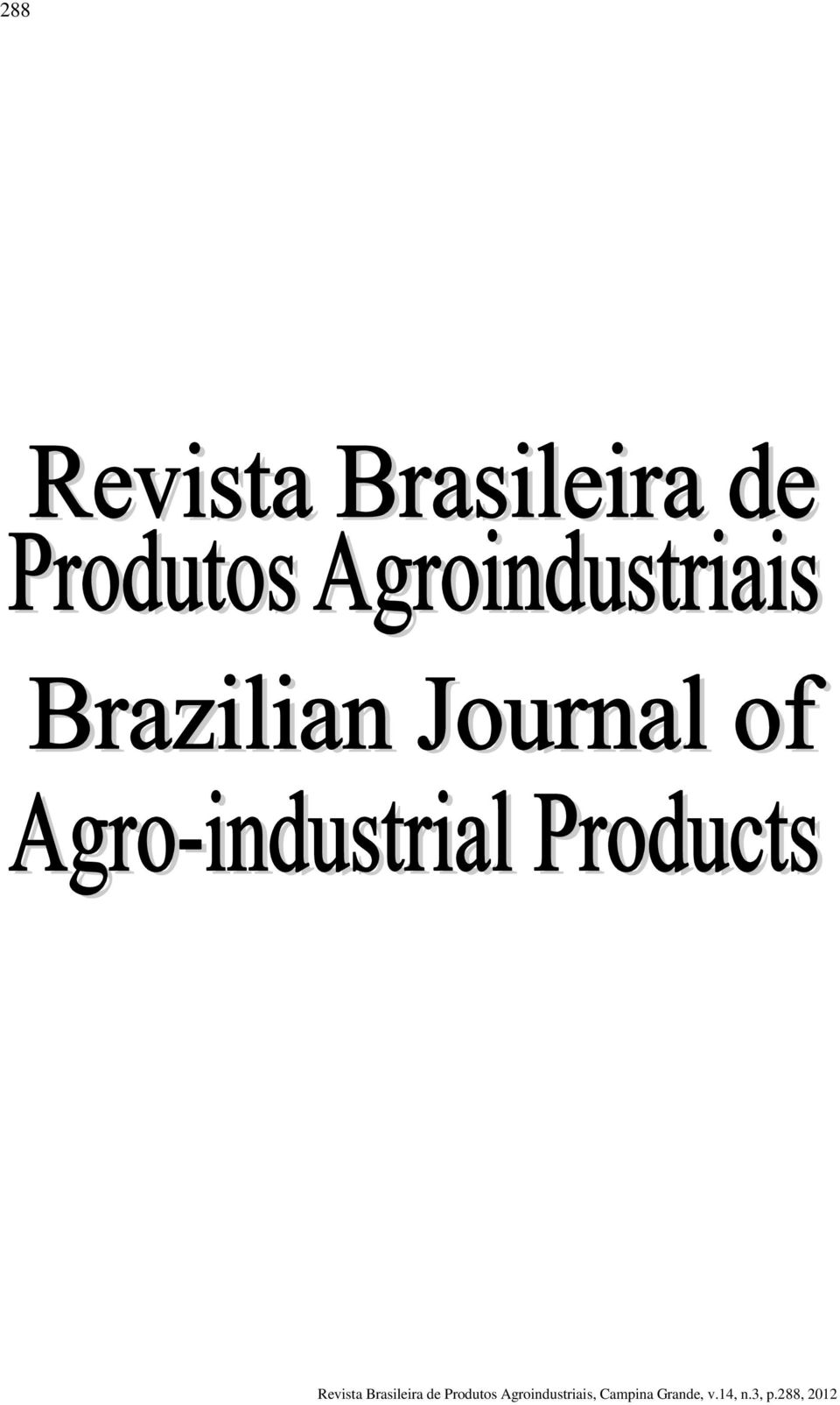 Agroindustriais,