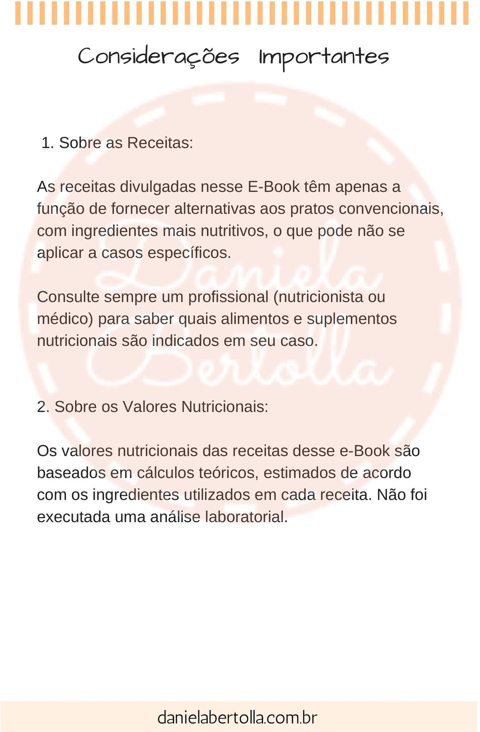 nutritivos, o que pode não se aplicar a casos específicos.