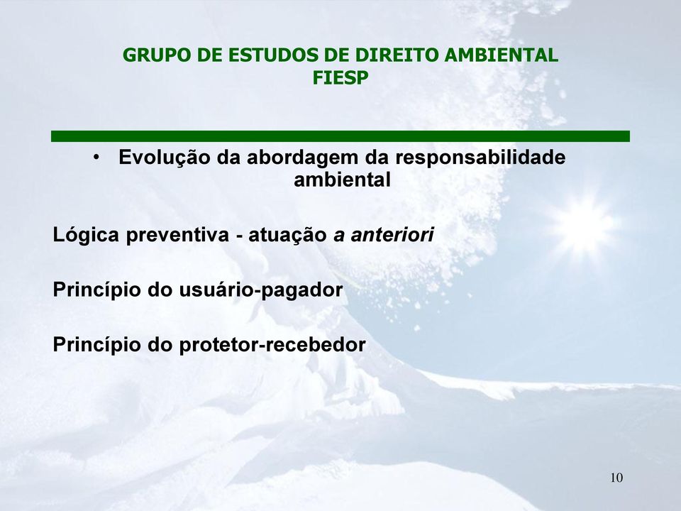 preventiva - atuação a anteriori