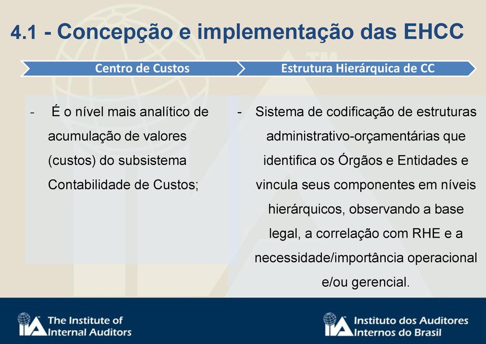 estruturas administrativo-orçamentárias que identifica os Órgãos e Entidades e vincula seus componentes em