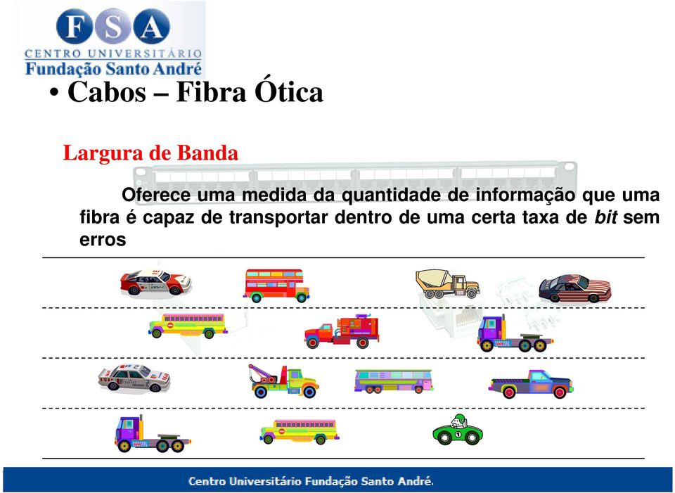 informação que uma fibra é capaz de