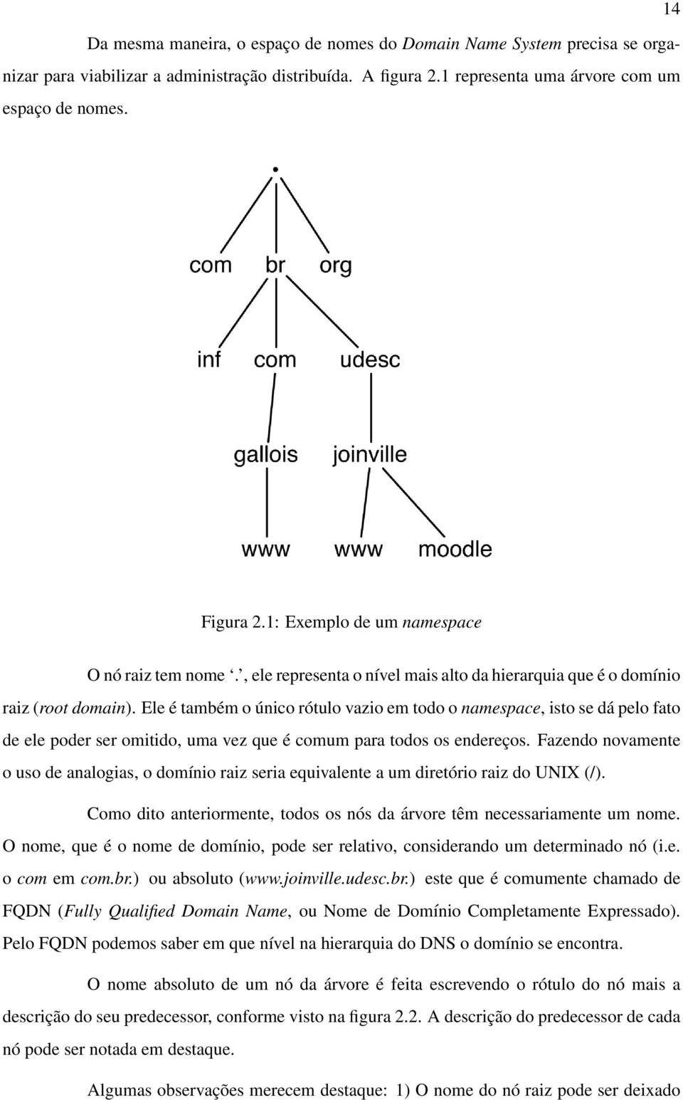 Ele é também o único rótulo vazio em todo o namespace, isto se dá pelo fato de ele poder ser omitido, uma vez que é comum para todos os endereços.